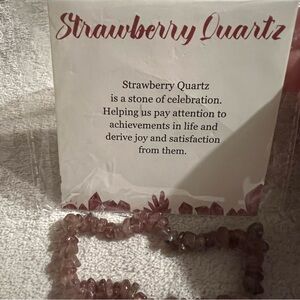 Strawberry Quartz Bracelet